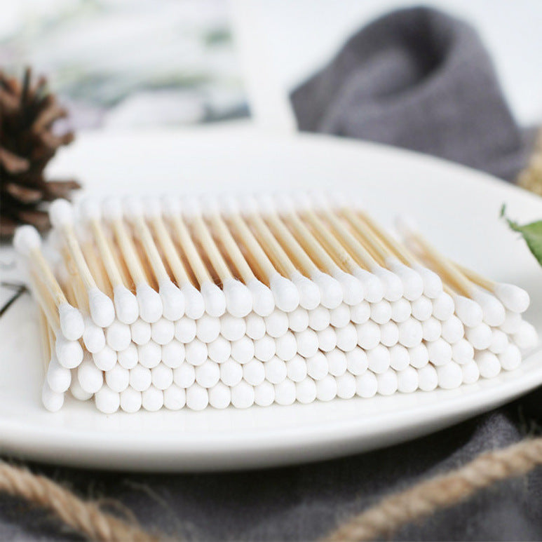 200 Bambu Bomullspinnar – Makeup & Öronrengöring