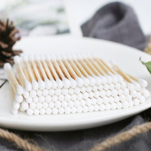200 Bambu Bomullspinnar – Makeup & Öronrengöring