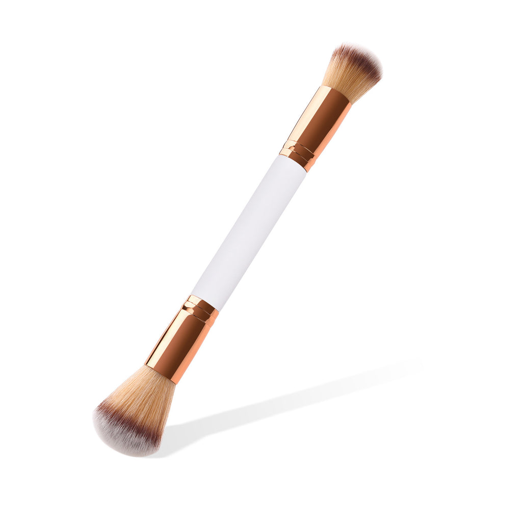 Dubbelsidig Makeupborste – Platina Puderpenseln