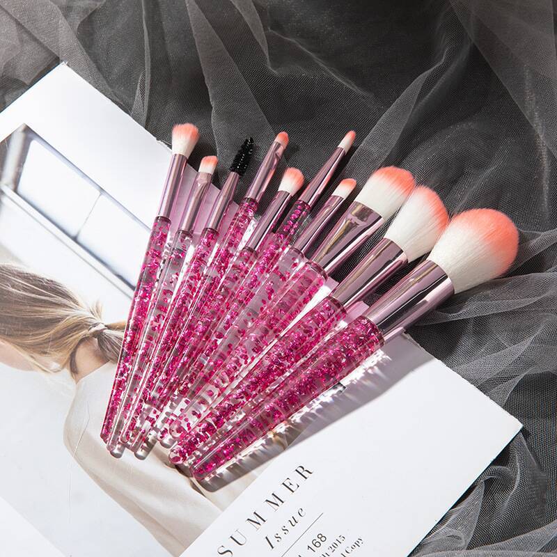 10-delat Makeupborste Set – Blending & Beauty