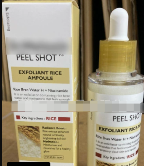 Ris Fuktgivande Exfolierande Vätska